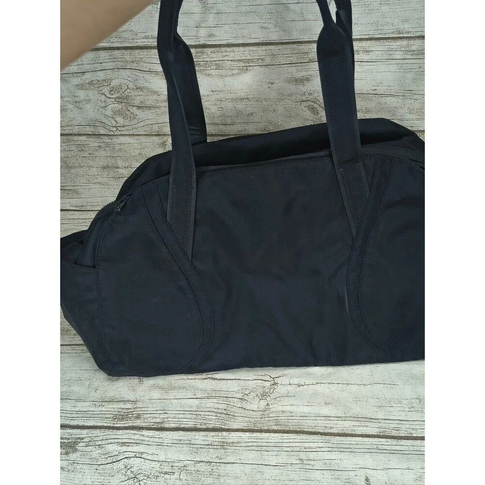Lululemon Out Of Range Black Duffle Bag